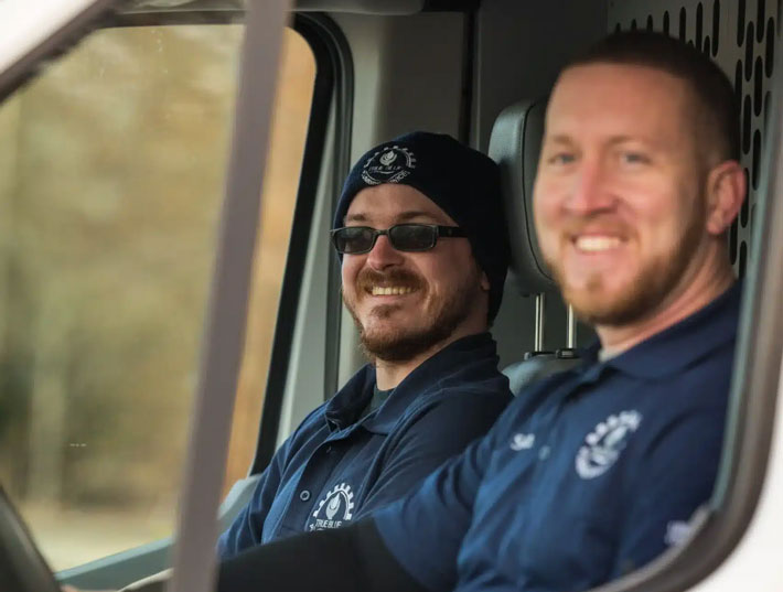 happy True Blue Plumbing customers